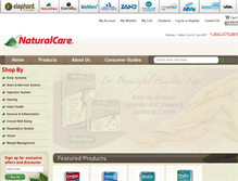 Tablet Screenshot of enaturalcare.com